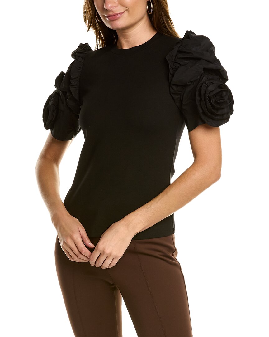 Топ Gracia с рукавами-фонариками, черный
Топ Gracia с рукавами-фонариками, черный