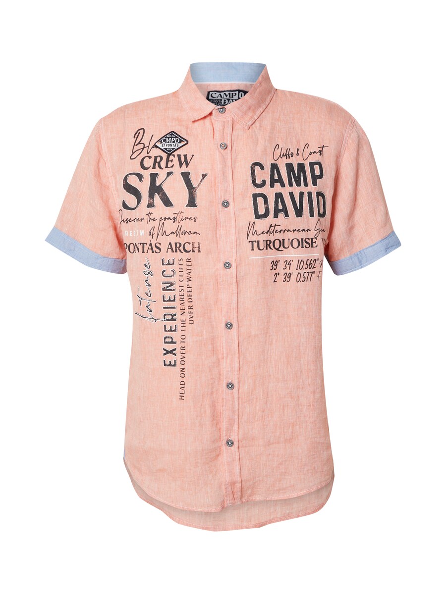 Рубашка на пуговицах классического кроя CAMP DAVID, Apricot
Рубашка на пуговицах классического кроя CAMP DAVID, Apricot