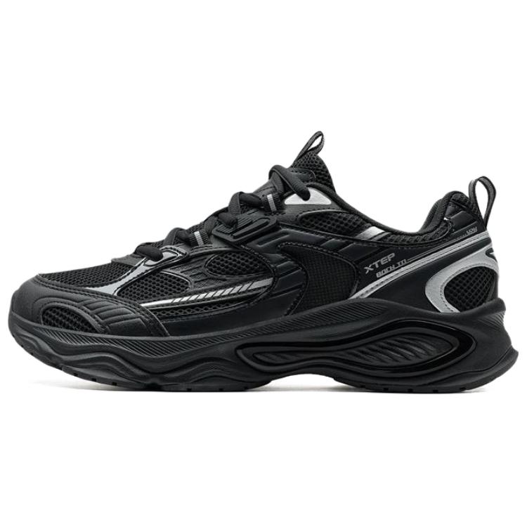 XTEP Прочные дышащие низкие повседневные туфли мужские, черные, серебристые
XTEP Прочные дышащие низкие повседневные туфли мужские, черные, серебристые