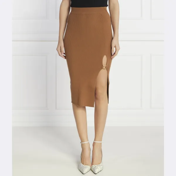 Шерстяная юбка Pinko, коричневый 
Шерстяная юбка Pinko, коричневый