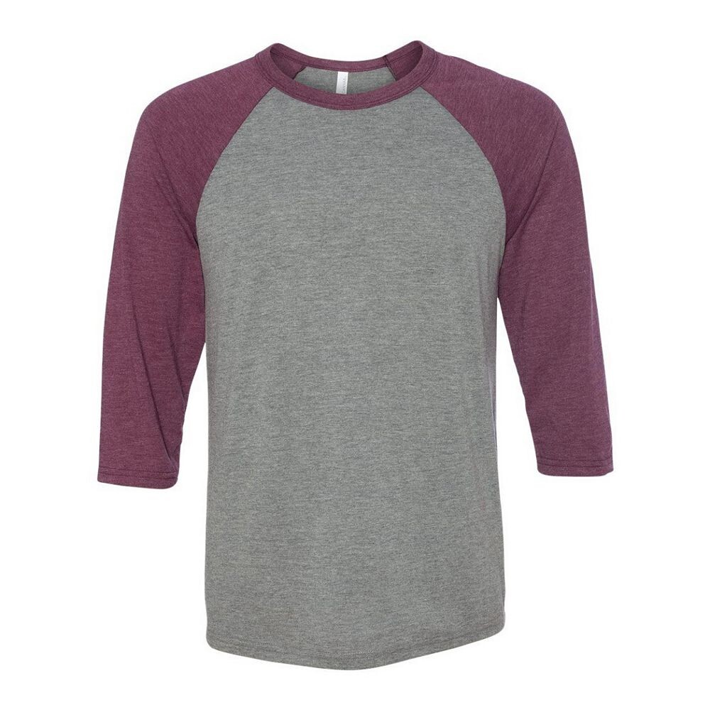Бейсбольная футболка BELLA + CANVAS с рукавом три четверти Bella+Canvas, цвет Grey Maroon
Бейсбольная футболка BELLA + CANVAS с рукавом три четверти Bella+Canvas, цвет Grey Maroon