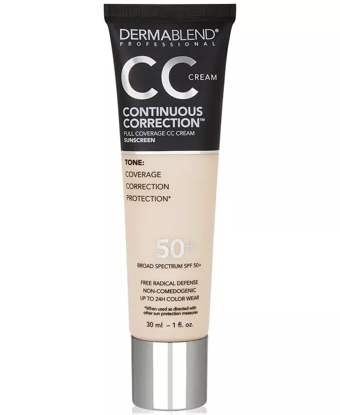 СС-крем непрерывной коррекции SPF 50+ Dermablend, цвет 10N
СС-крем непрерывной коррекции SPF 50+ Dermablend, цвет 10N