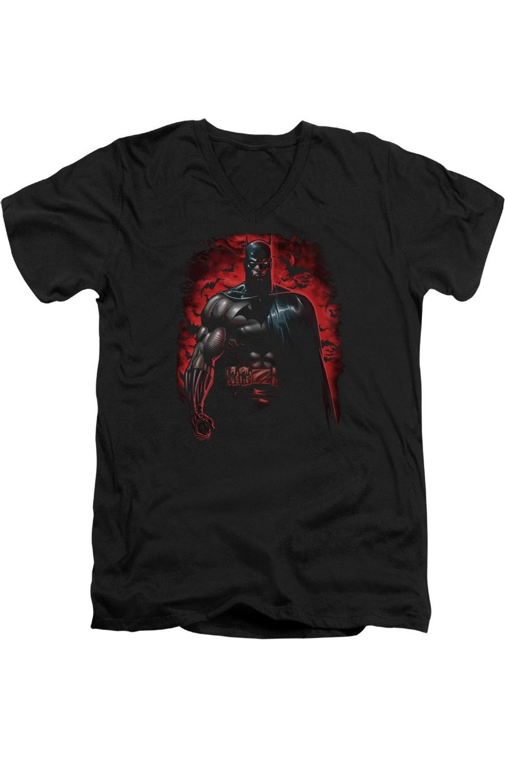 Футболка с коротким рукавом и V-образным вырезом для взрослых Batman Red Knight Gildan
Футболка с коротким рукавом и V-образным вырезом для взрослых Batman Red Knight Gildan