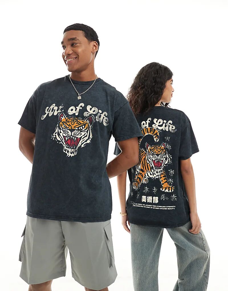 Футболка с принтом aol tiger в цвете «снежная стирка» в цвете «снежная стирка»
Футболка с принтом aol tiger в цвете «снежная стирка» в цвете «снежная стирка»