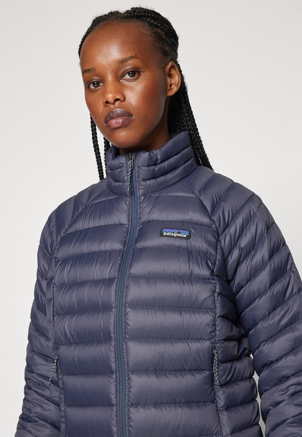 Пуховик Patagonia, синий 
Пуховик Patagonia, синий