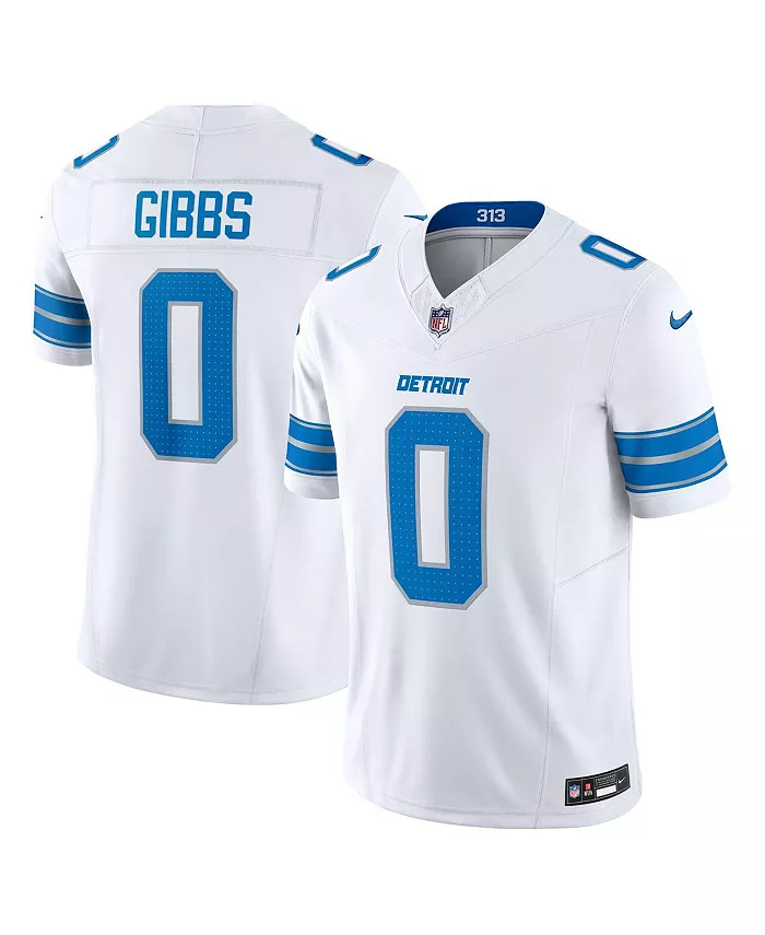 Мужская ограниченная джерси Detroit Lions Vapor F.U.S.E. Jahmyr Gibbs в белом цвете Nike
Мужская ограниченная джерси Detroit Lions Vapor F.U.S.E. Jahmyr Gibbs в белом цвете Nike