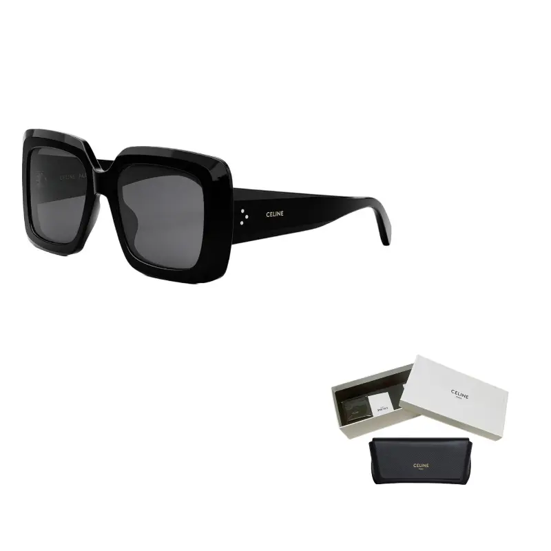 CELINE Ацетатные квадратные солнцезащитные очки унисекс черные
CELINE Ацетатные квадратные солнцезащитные очки унисекс черные