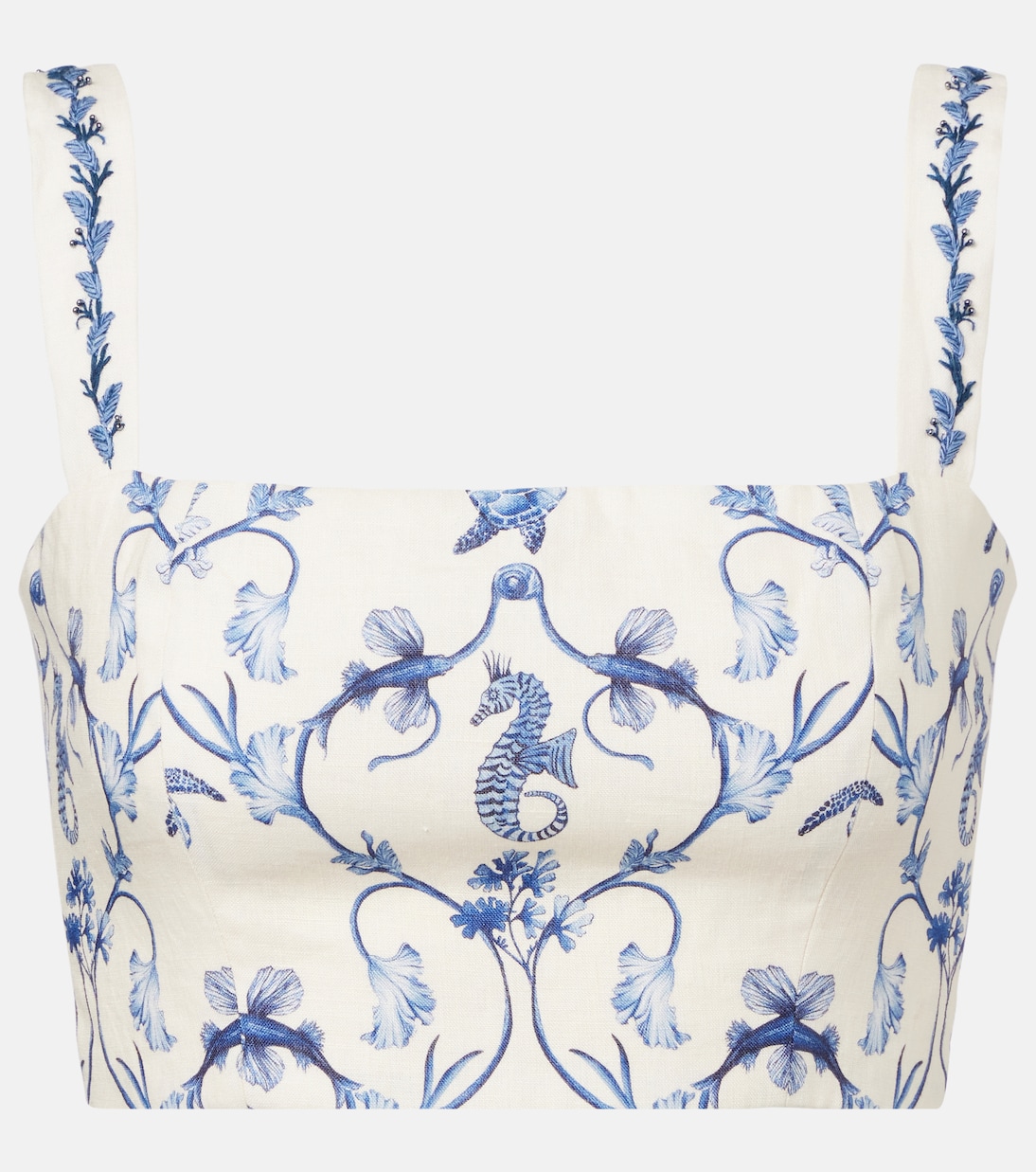 Какао цветочный льняной топ-кроп Agua by Agua Bendita, Under The Sea
Какао цветочный льняной топ-кроп Agua by Agua Bendita, Under The Sea