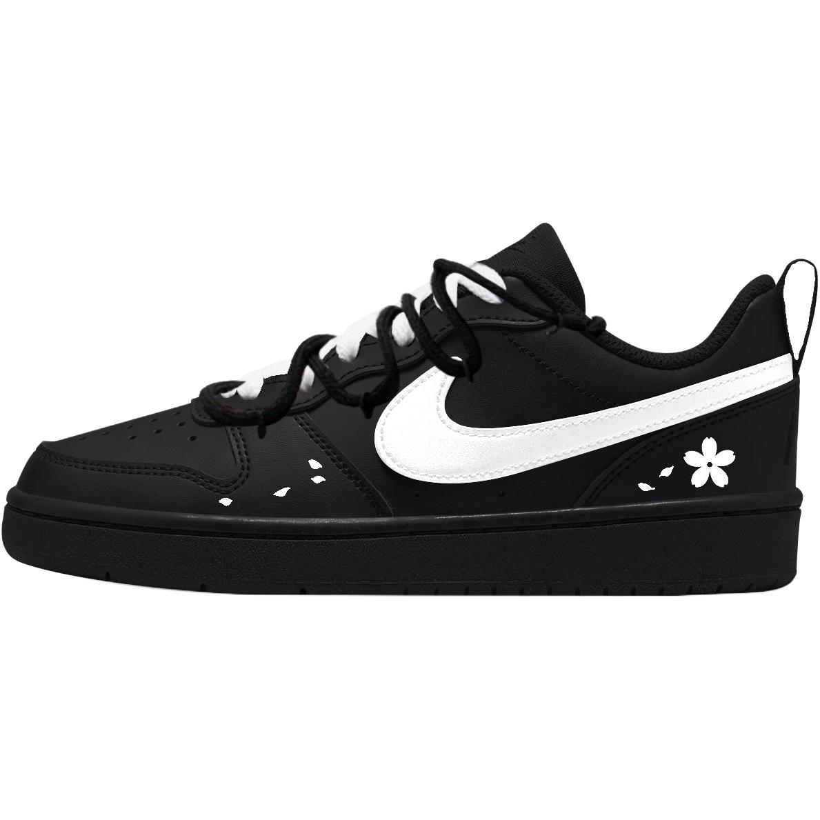 Court Borough Кожаные нескользящие износостойкие низкие детские скейтбординговые ботинки Unisex Nike, черный
Court Borough Кожаные нескользящие износостойкие низкие детские скейтбординговые ботинки Unisex Nike, черный