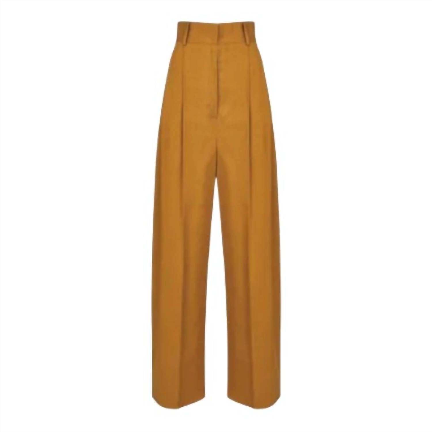 Женские брюки с высокой талией коричневого цвета Salvatore Ferragamo, коричневый
Женские брюки с высокой талией коричневого цвета Salvatore Ferragamo, коричневый