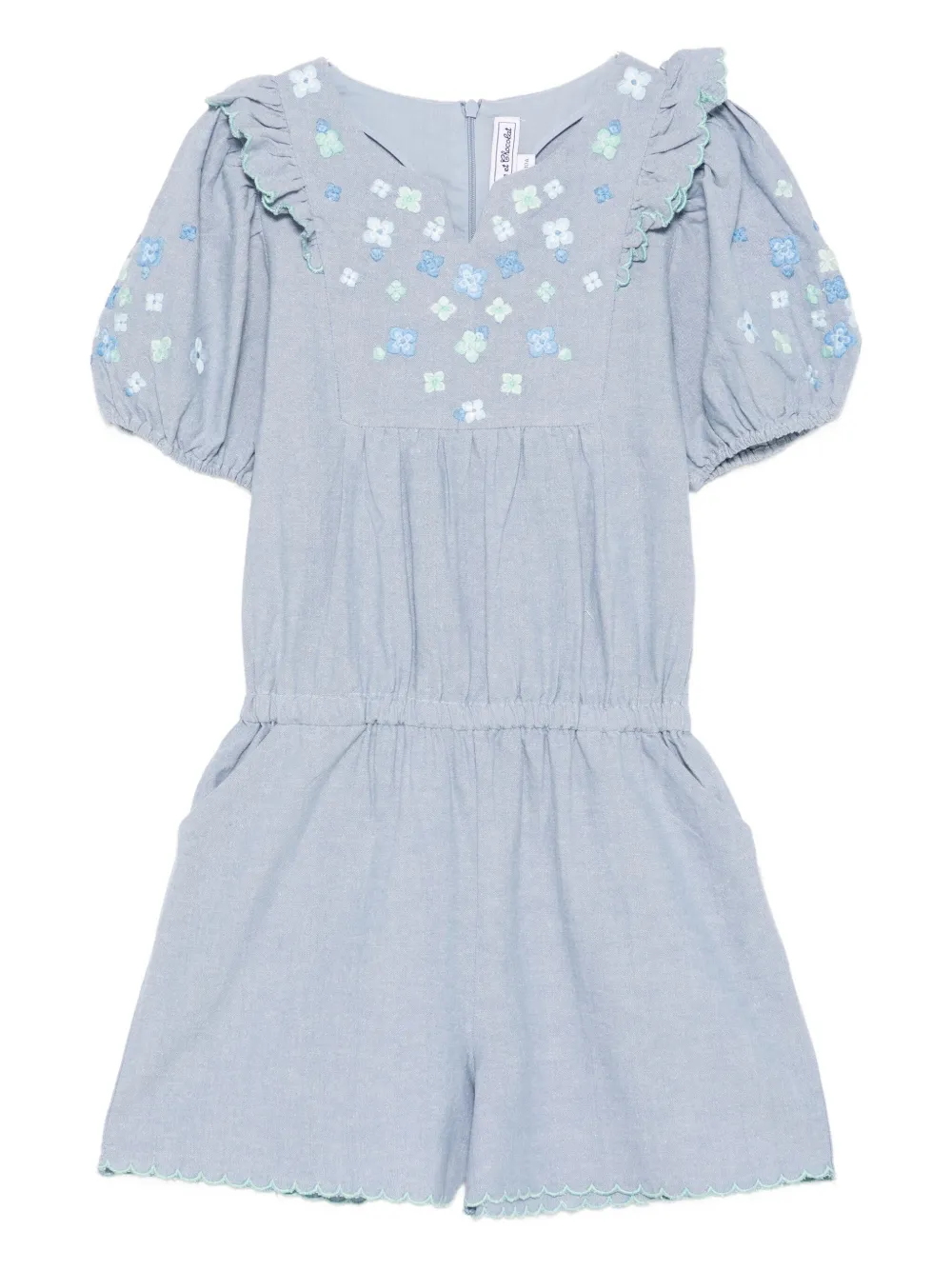 Вышитые комбинезоны с оборками Tartine Et Chocolat, синий
Вышитые комбинезоны с оборками Tartine Et Chocolat, синий