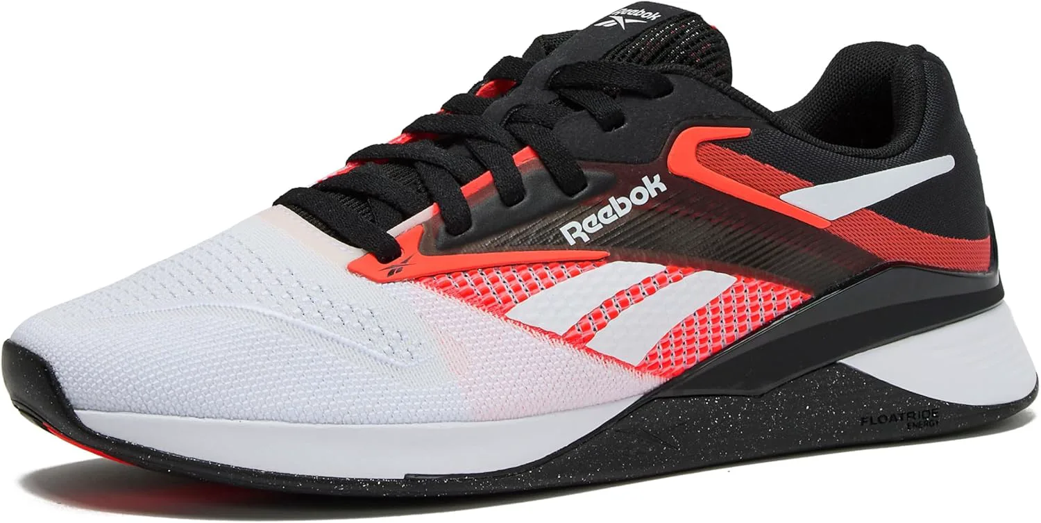 Мужские кроссовки Reebok Nano X4, для кросс-тренинга и занятий в спортзале, черный/белый/оранжевый
Мужские кроссовки Reebok Nano X4, для кросс-тренинга и занятий в спортзале, черный/белый/оранжевый