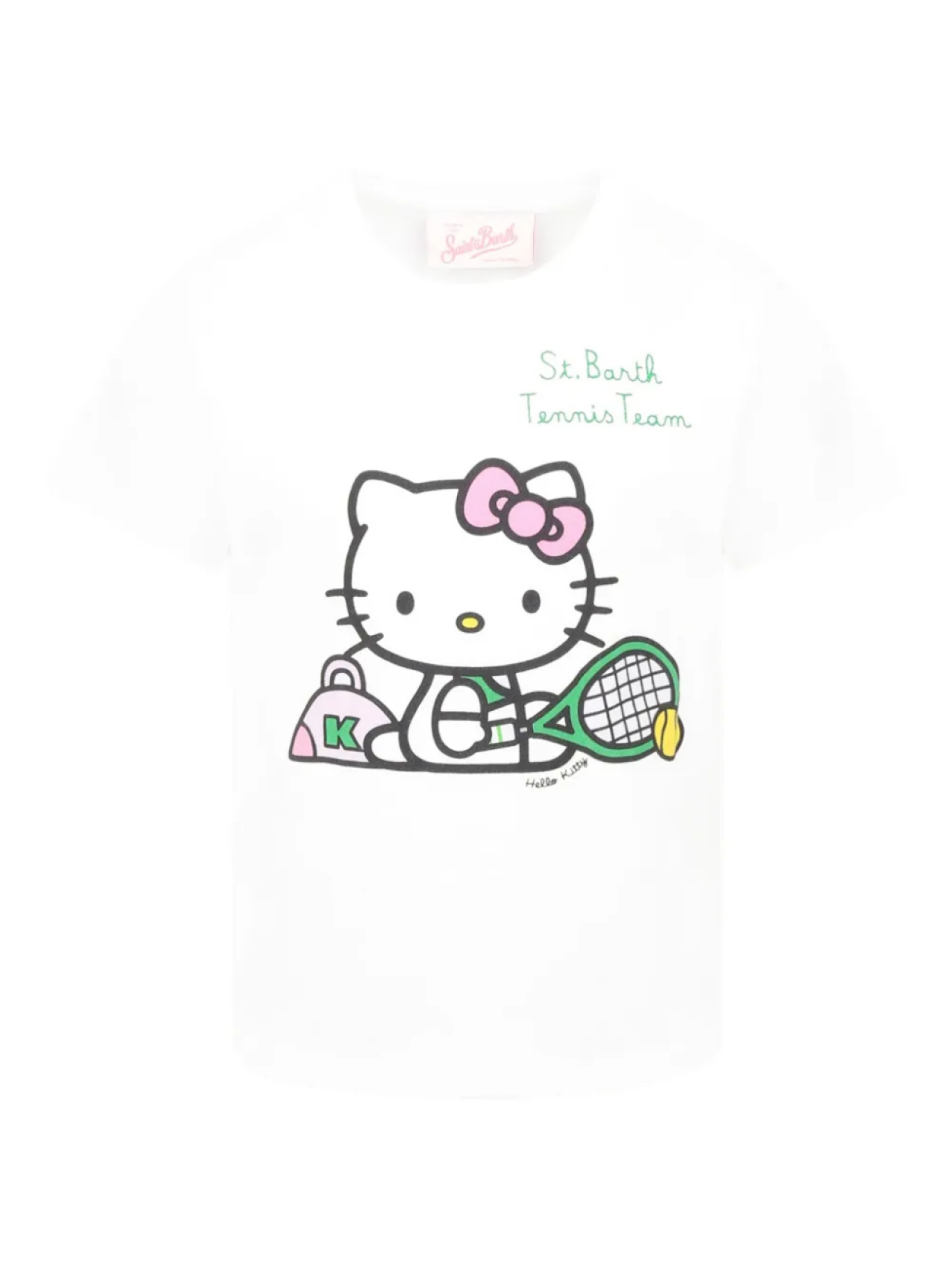 Футболка из хлопка X Hello Kitty MC2 Saint Barth Kids, белый 
Футболка из хлопка X Hello Kitty MC2 Saint Barth Kids, белый