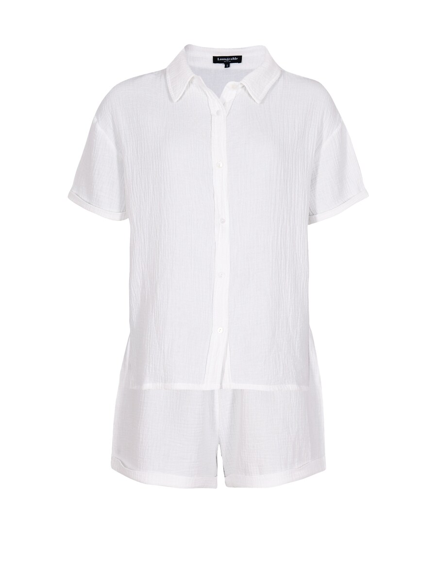 Короткий пижамный комплект Loungeable, белый
Короткий пижамный комплект Loungeable, белый