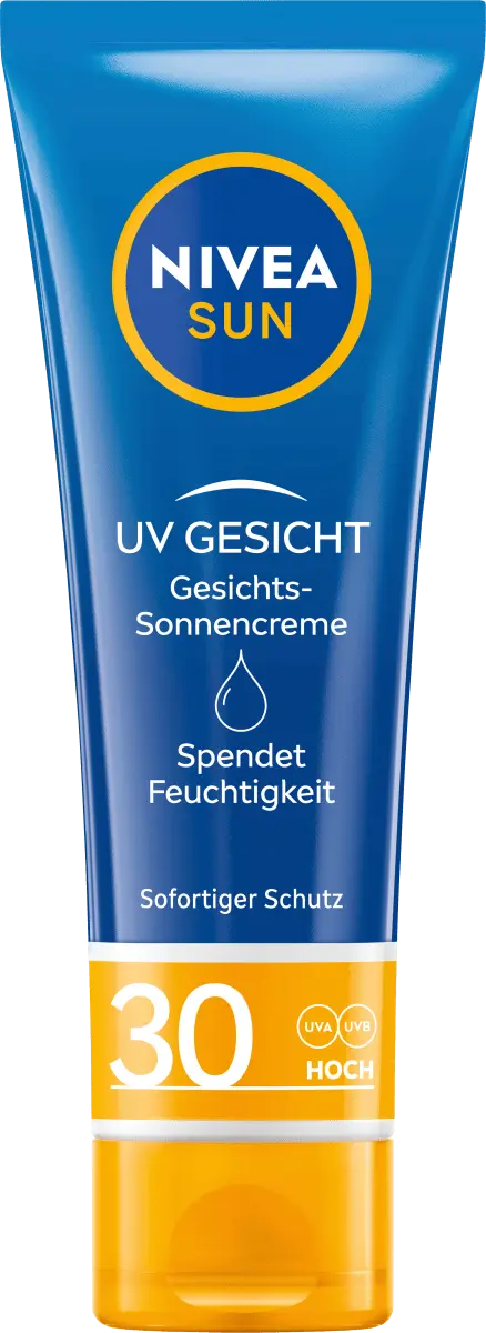 Солнцезащитный крем для лица защита и усиление Уход SPF 30 50мл NIVEA 
Солнцезащитный крем для лица защита и усиление Уход SPF 30 50мл NIVEA