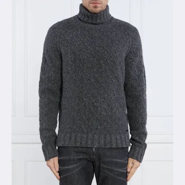 Водолазка стандартного кроя из шерсти коня Hugo, черный 
Водолазка стандартного кроя из шерсти коня Hugo, черный