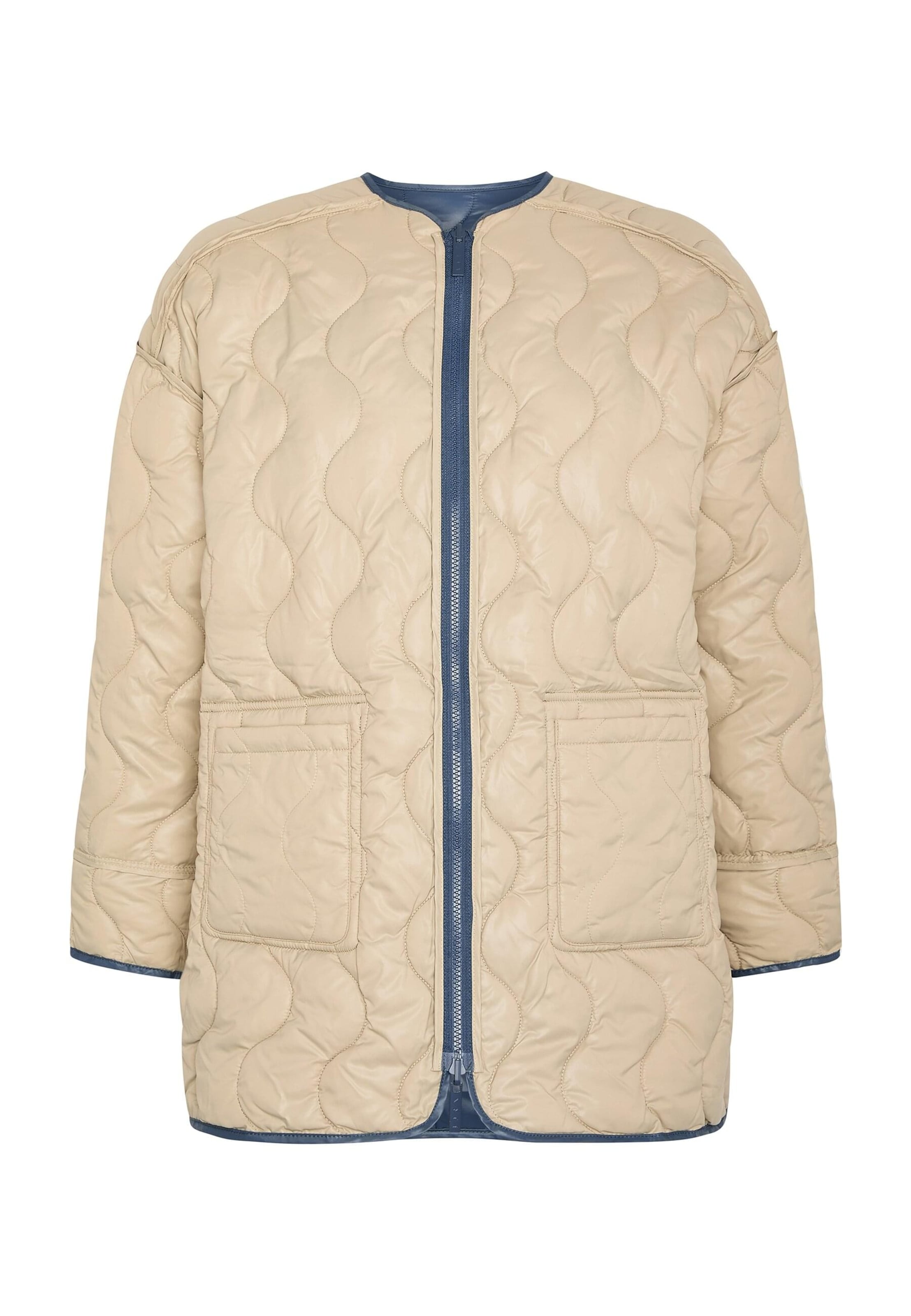 Born Living Yoga Межсезонная куртка 'Yasu' в цвете беж, синий
Born Living Yoga Межсезонная куртка 'Yasu' в цвете беж, синий