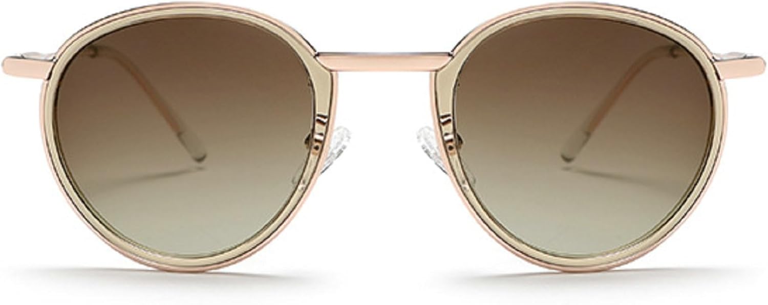 Ретро металлические круглые солнцезащитные очки для мужчин и женщин, модные градиентные солнцезащитные очки, роскошные металлические очки с защитой от УФ-излучения UV400, трендовые панк-солнцезащитные очки mincl, Brown
Ретро металлические круглые солнцезащитные очки для мужчин и женщин, модные градиентные солнцезащитные очки, роскошные металлические очки с защитой от УФ-излучения UV400, трендовые панк-солнцезащитные очки mincl, Brown