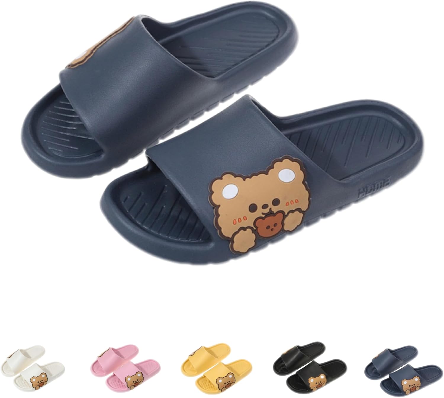 Тапочки NTRUEML Bear для ванной, женские летние домашние тапочки с платформой, милый мультяшный дизайн, для пары, нескользящие, мужские летние тапочки, серый
Тапочки NTRUEML Bear для ванной, женские летние домашние тапочки с платформой, милый мультяшный дизайн, для пары, нескользящие, мужские летние тапочки, серый