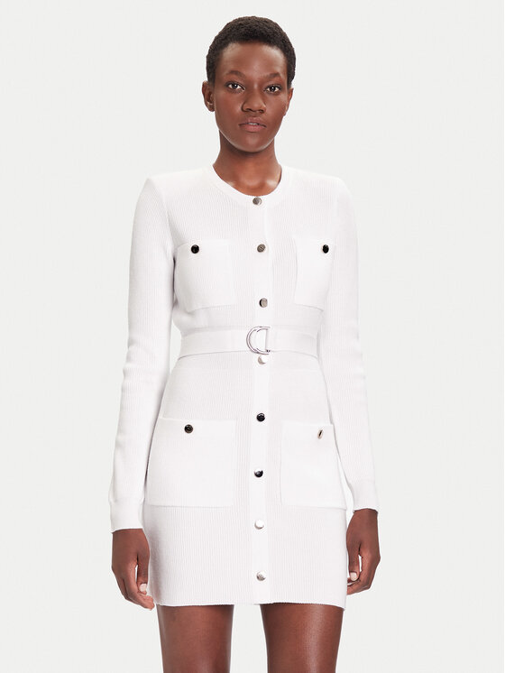 Вязаное платье slim fit MF5371 MS99E Liu Jo, белый
Вязаное платье slim fit MF5371 MS99E Liu Jo, белый