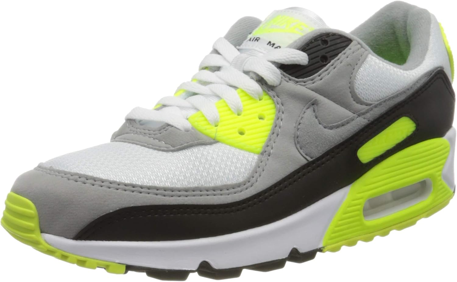 Мужские кроссовки Nike Air Max 90, White Particle Grey Volt Black Lt Smoke Grey
Мужские кроссовки Nike Air Max 90, White Particle Grey Volt Black Lt Smoke Grey