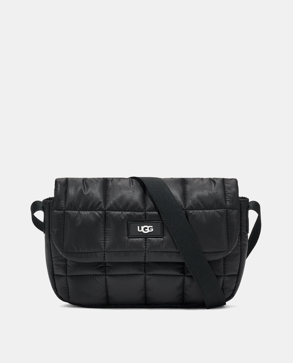 Маленькая черная нейлоновая сумка через плечо Dalton с клапаном UGG, черный
Маленькая черная нейлоновая сумка через плечо Dalton с клапаном UGG, черный