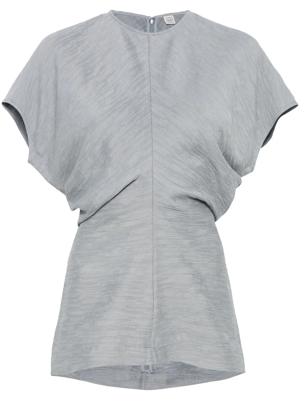 Топ с жатым эффектом TOTEME, синий
Топ с жатым эффектом TOTEME, синий