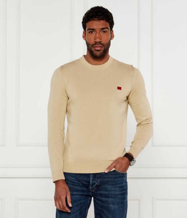 Свитер Сан Кассий Regular fit Hugo, желтый 
Свитер Сан Кассий Regular fit Hugo, желтый