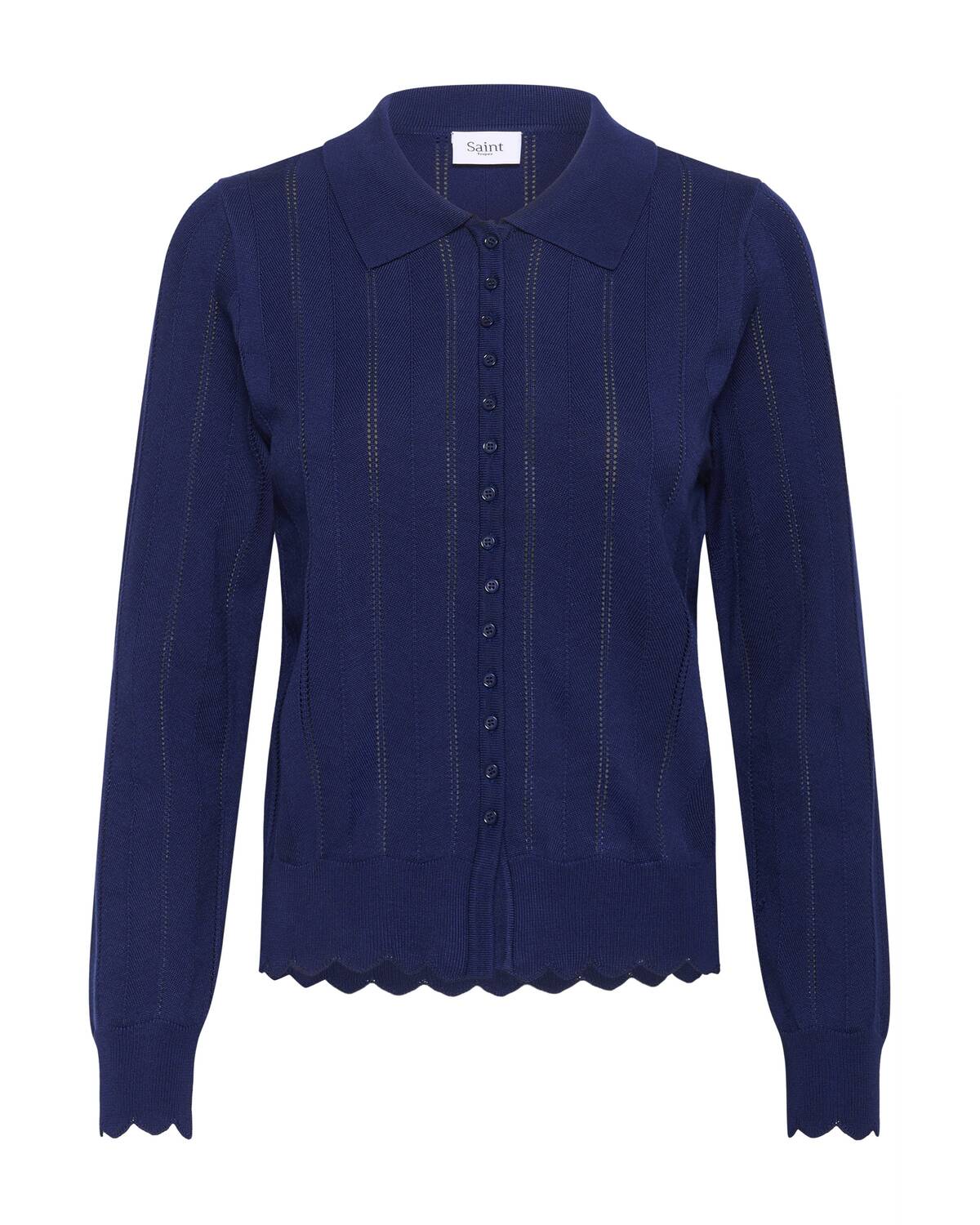 SAINT TROPEZ Кардиган 'ObetteSZ' вязаный в цвете Night Blue
SAINT TROPEZ Кардиган 'ObetteSZ' вязаный в цвете Night Blue