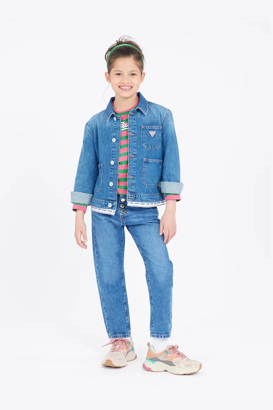Детская джинсовая куртка Guess, темно-синий
Детская джинсовая куртка Guess, темно-синий