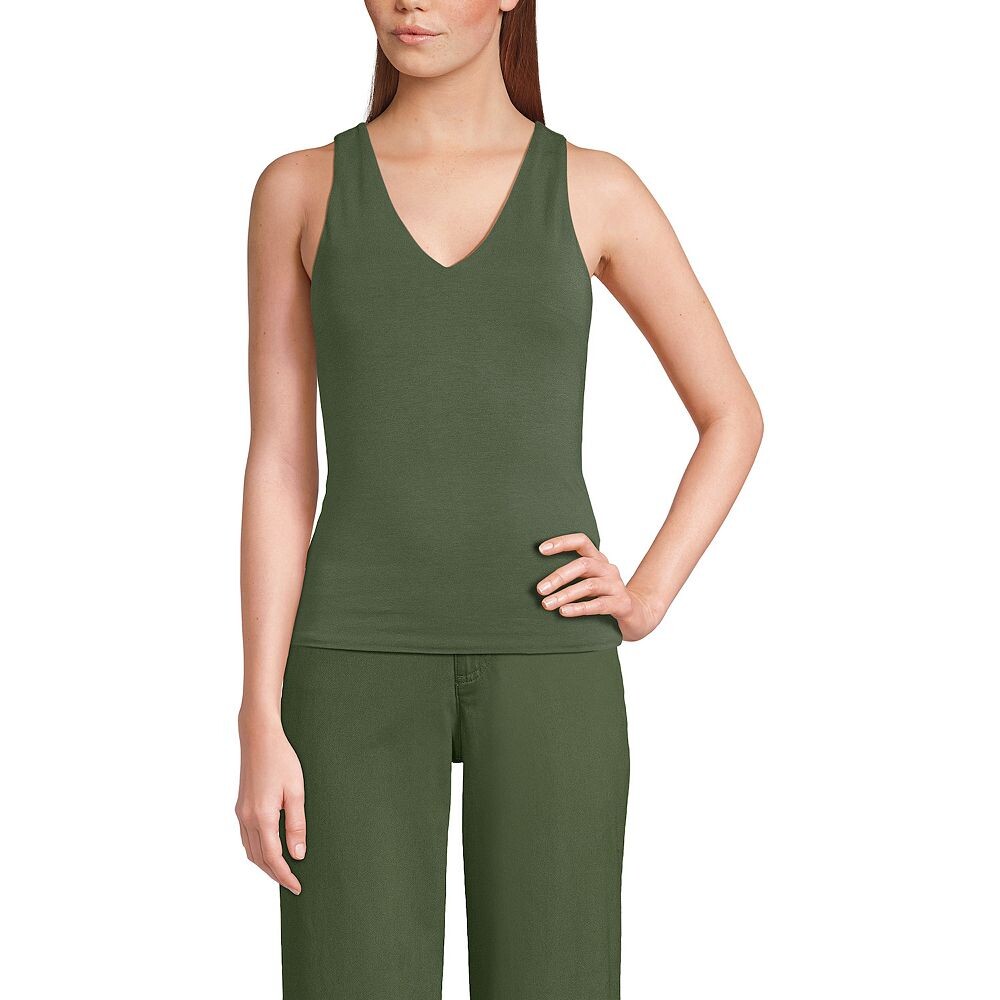 Женская майка с v-образным вырезом Land End приталенного кроя Lands' End, цвет Estate Green
Женская майка с v-образным вырезом Land End приталенного кроя Lands' End, цвет Estate Green