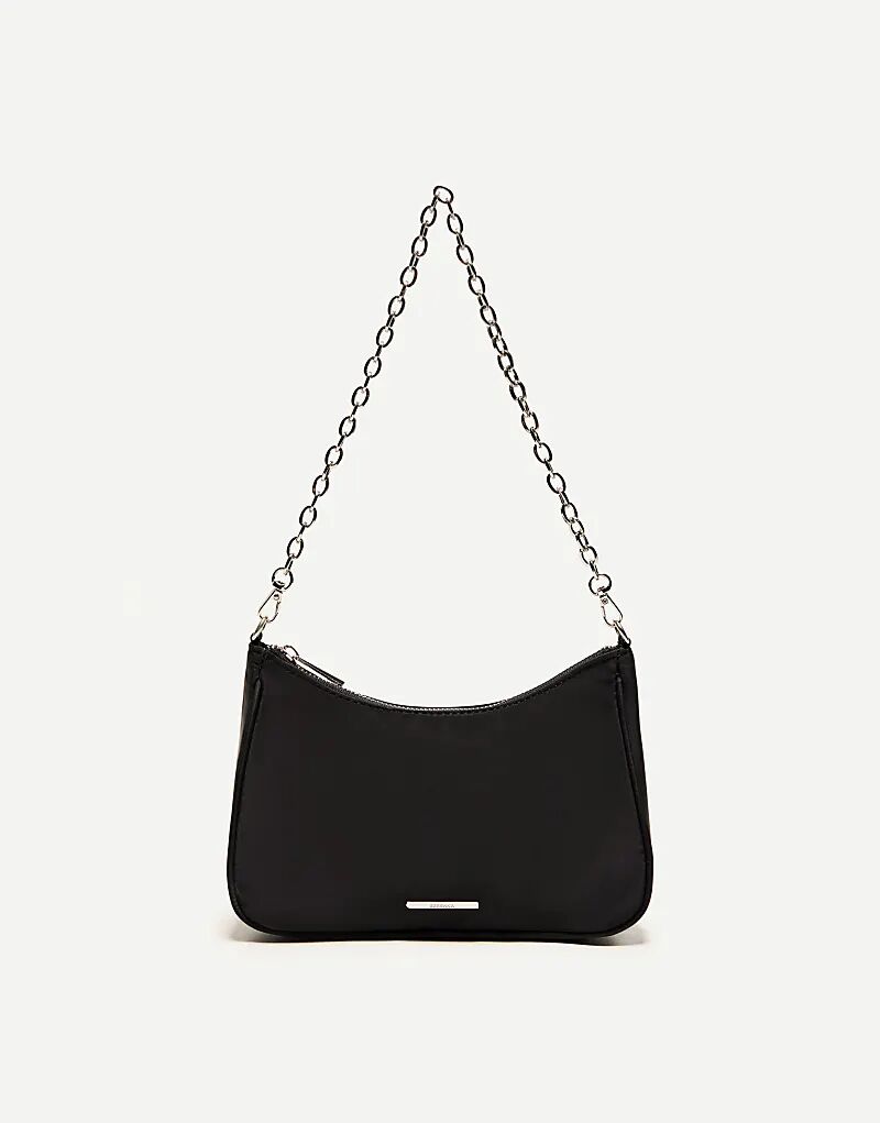 Атласная сумка через плечо Bershka с цепочкой черного цвета
Атласная сумка через плечо Bershka с цепочкой черного цвета