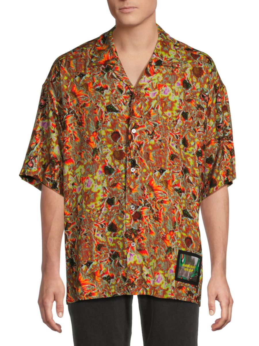 Рубашка с коротким рукавом и абстрактным принтом Ambush, цвет Red Multi
Рубашка с коротким рукавом и абстрактным принтом Ambush, цвет Red Multi