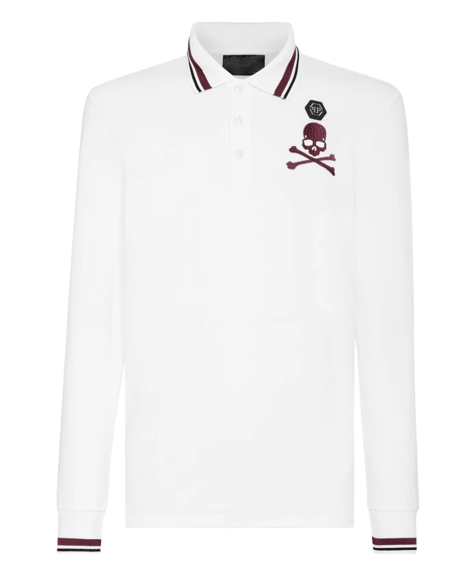 Рубашка-Поло с длинными рукавами Philipp Plein, белый
Рубашка-Поло с длинными рукавами Philipp Plein, белый