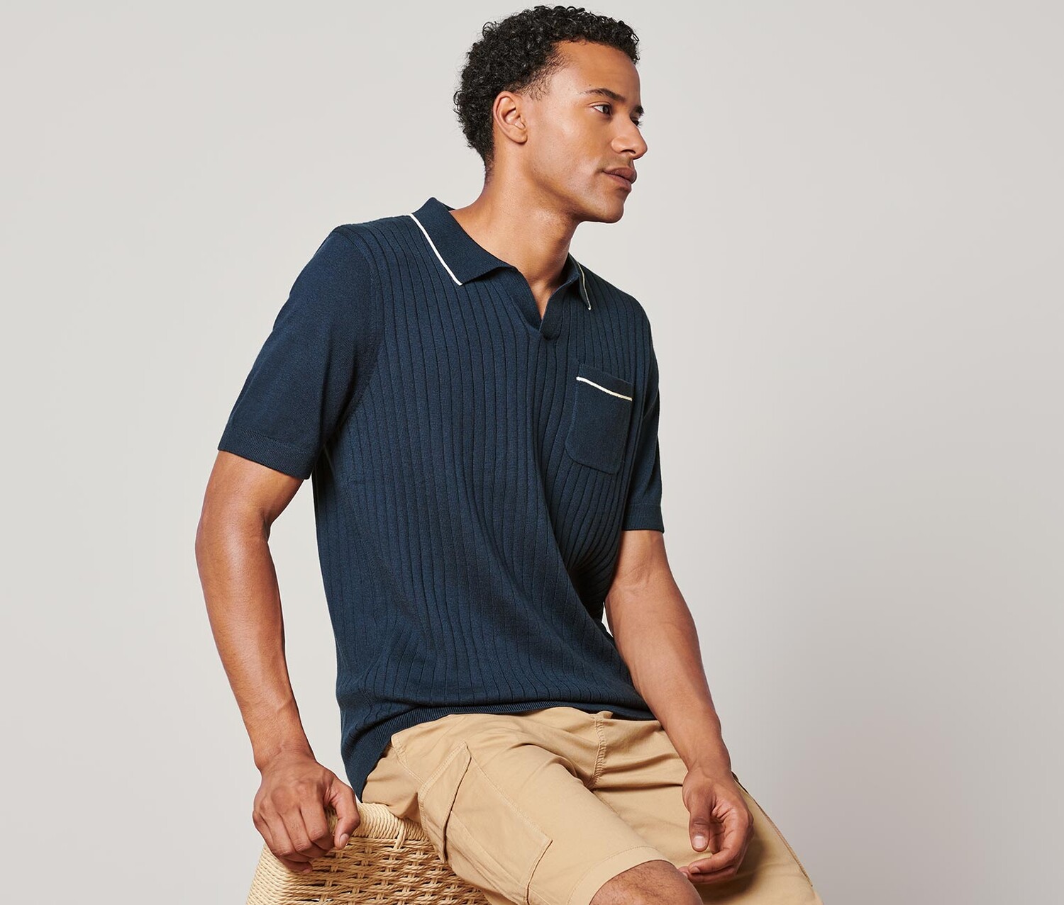 Рубашка поло Tchibo, синий
Рубашка поло Tchibo, синий