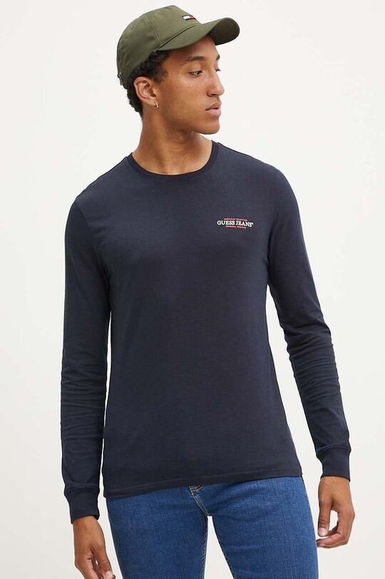 Хлопковая рубашка с длинным рукавом Guess Jeans, темно-синий
Хлопковая рубашка с длинным рукавом Guess Jeans, темно-синий