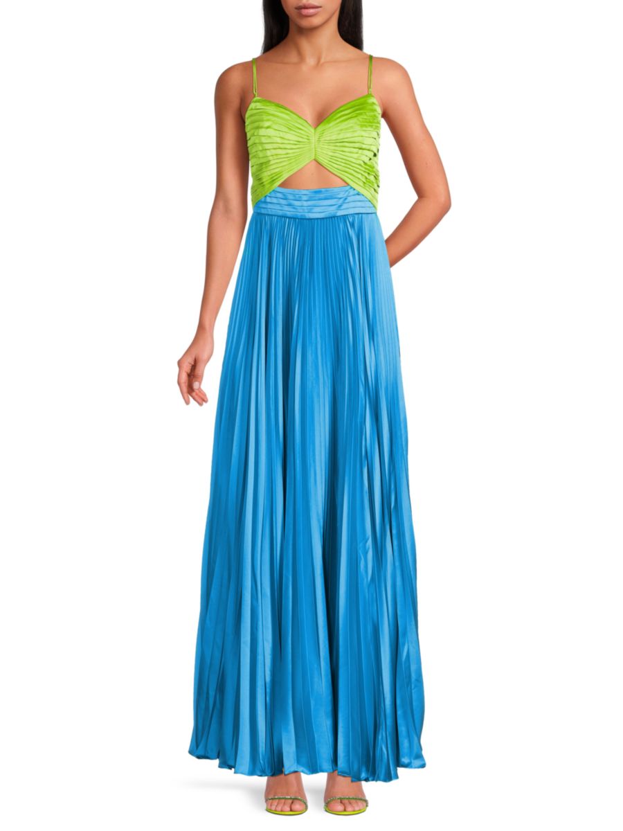 Двухцветное макси-платье Silas Accordion с плиссировкой Amur, цвет Blue Multicolor
Двухцветное макси-платье Silas Accordion с плиссировкой Amur, цвет Blue Multicolor