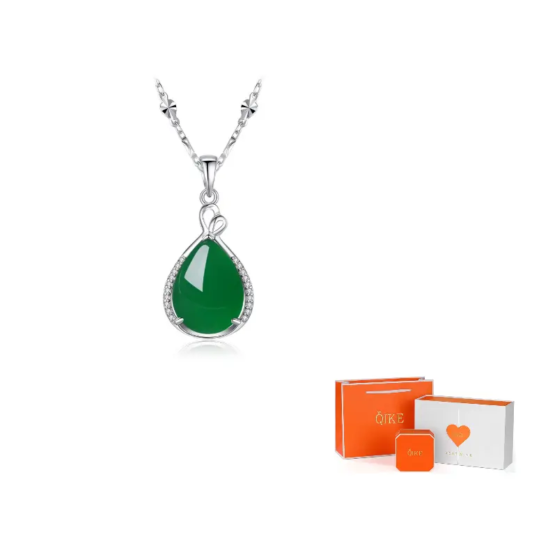 SEVEN COOK Халцедоновое ожерелье для женщин Emerald Green
SEVEN COOK Халцедоновое ожерелье для женщин Emerald Green