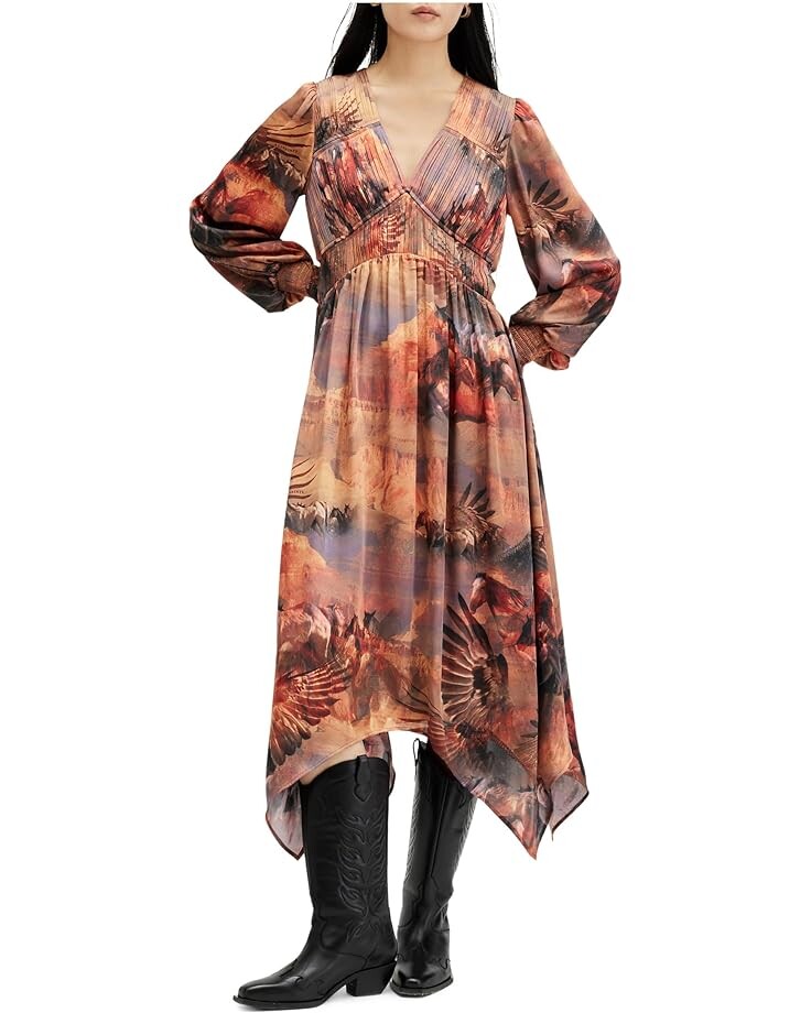 Платье AllSaints Estelle Colca, фиолетовый
Платье AllSaints Estelle Colca, фиолетовый