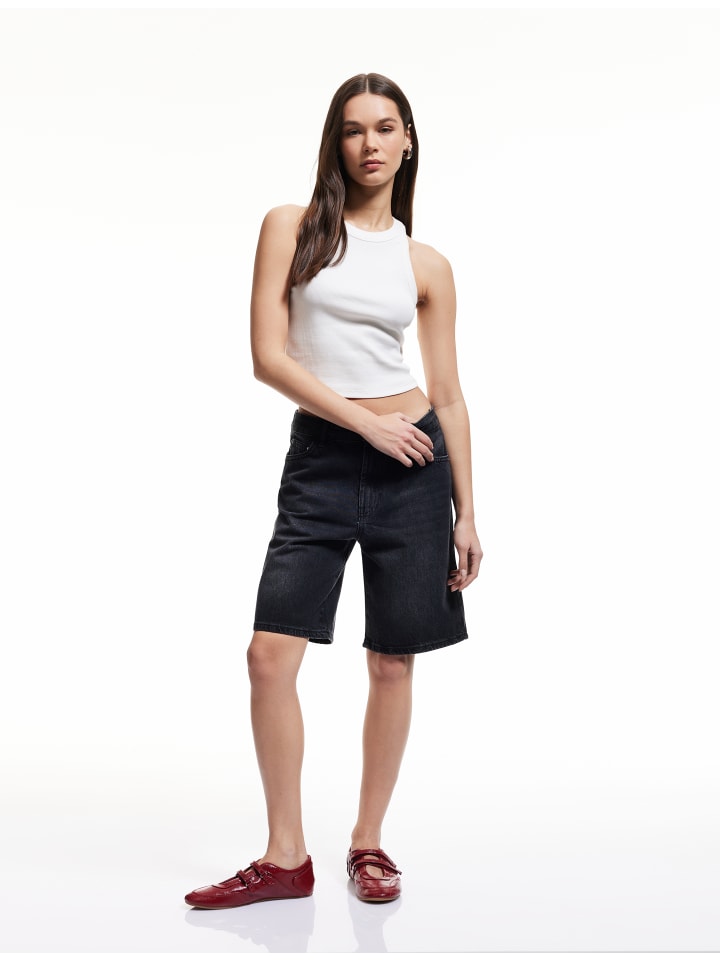 Тканевые шорты KOTON, черный
Тканевые шорты KOTON, черный