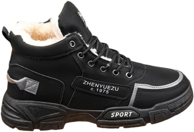 Мужские большие модные теплые зимние ботинки Clolinde - ПВХ подошва с антискользящим эффектом - Для повседневного использования на улице - Для походов, черный
Мужские большие модные теплые зимние ботинки Clolinde - ПВХ подошва с антискользящим эффектом - Для повседневного использования на улице - Для походов, черный