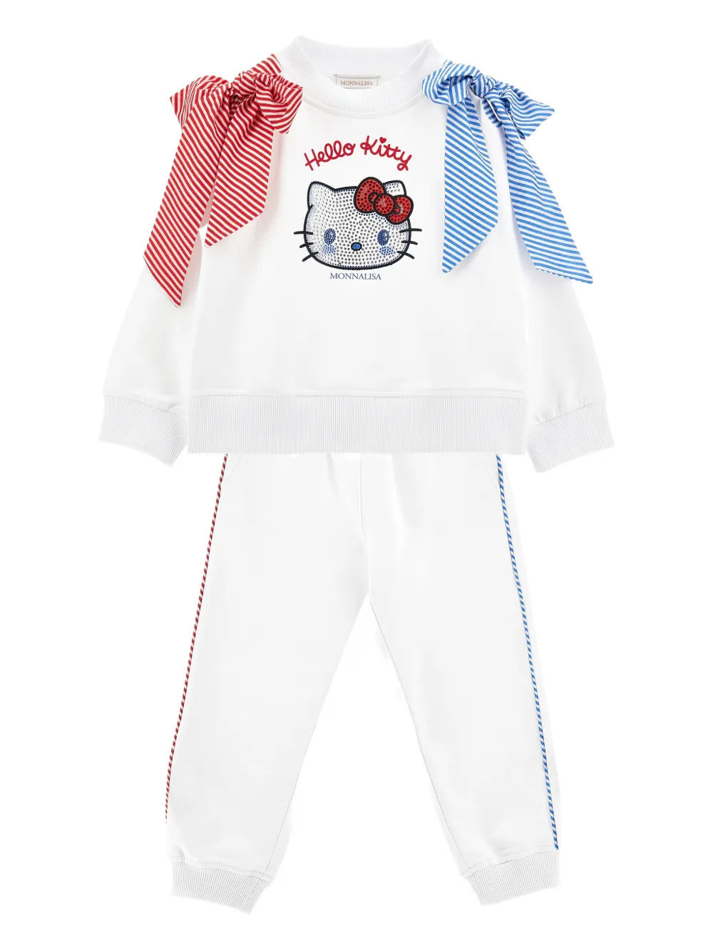 Спортивный костюм с графичным принтом из коллаборации с hello kitty Monnalisa, белый
Спортивный костюм с графичным принтом из коллаборации с hello kitty Monnalisa, белый