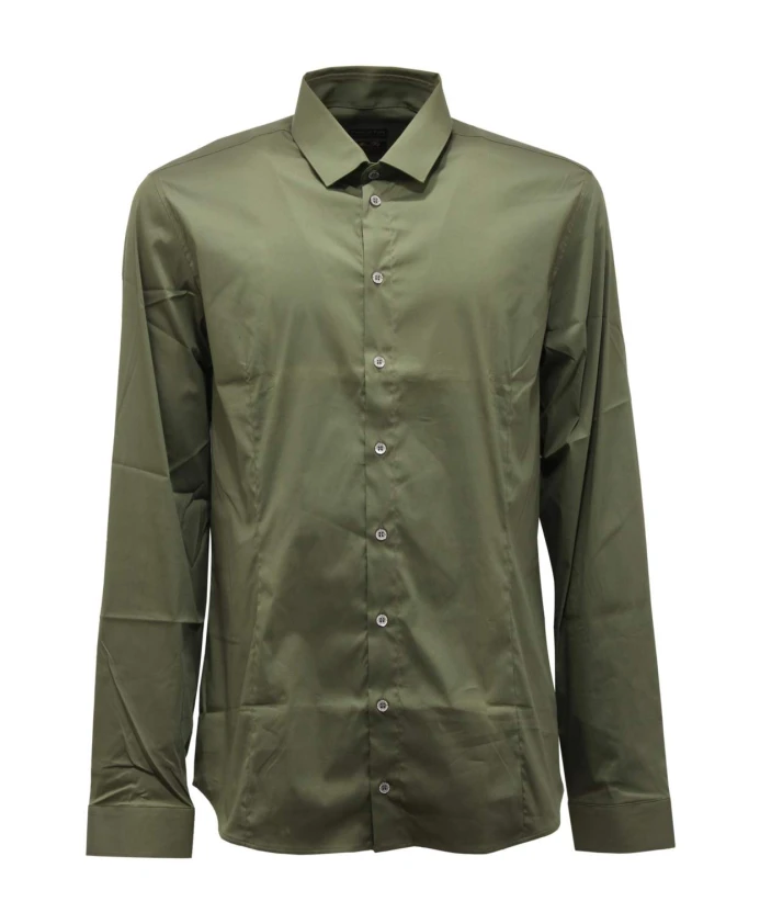 Узкая эластичная зеленая рубашка Patrizia Pepe, зеленый
Узкая эластичная зеленая рубашка Patrizia Pepe, зеленый