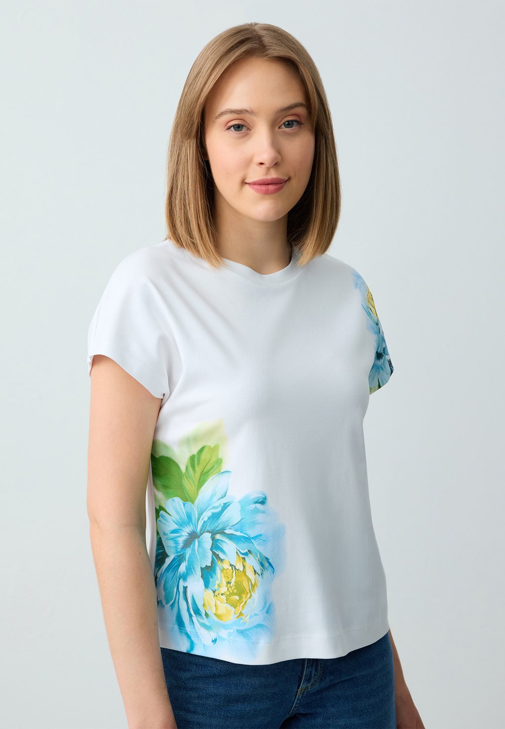 Футболка с принтом Jimmy Key, кремовый 
Футболка с принтом Jimmy Key, кремовый