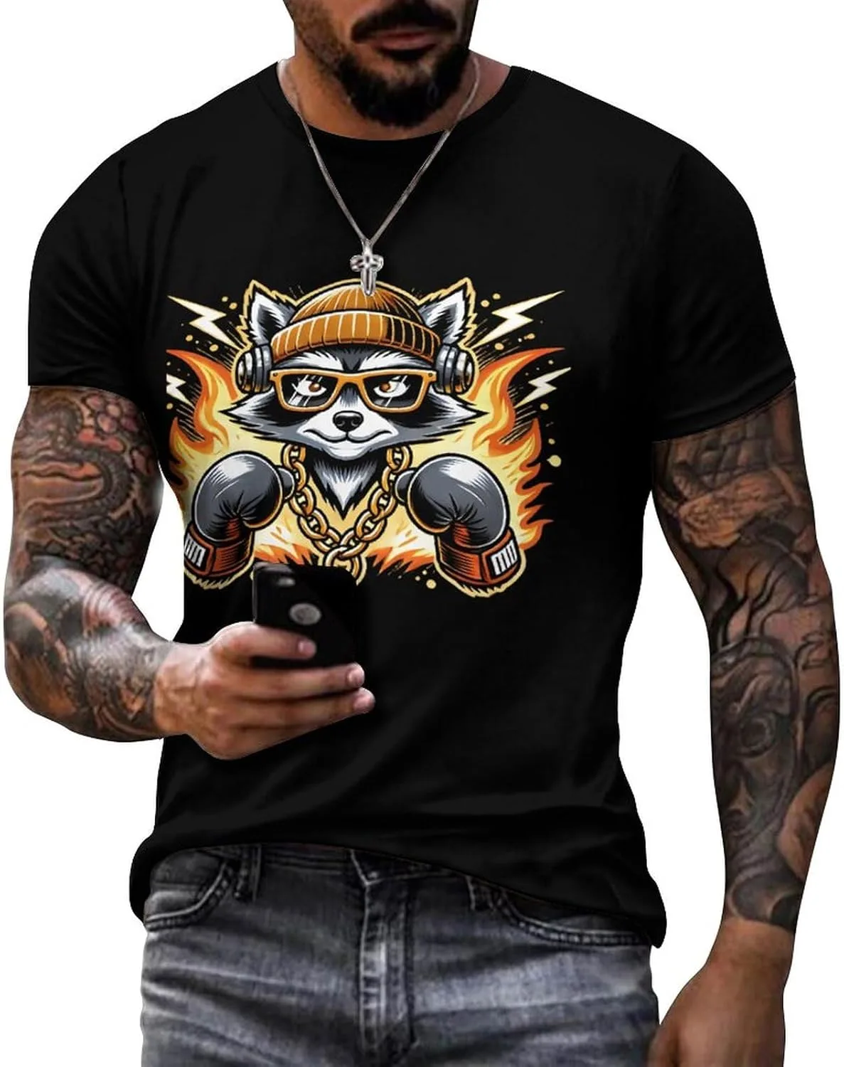 Футболка с енотом Cotton T-Shirt Eafxzmlrq
Футболка с енотом Cotton T-Shirt Eafxzmlrq