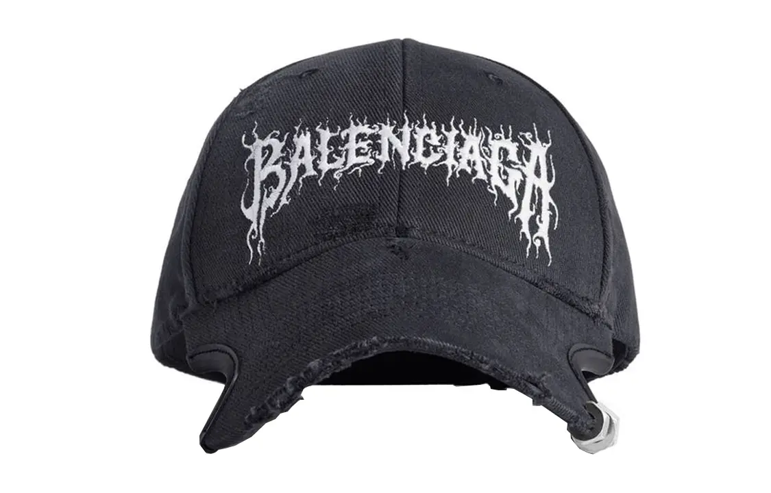 Кепка Balenciaga Unisex с логотипом, черный 
Кепка Balenciaga Unisex с логотипом, черный