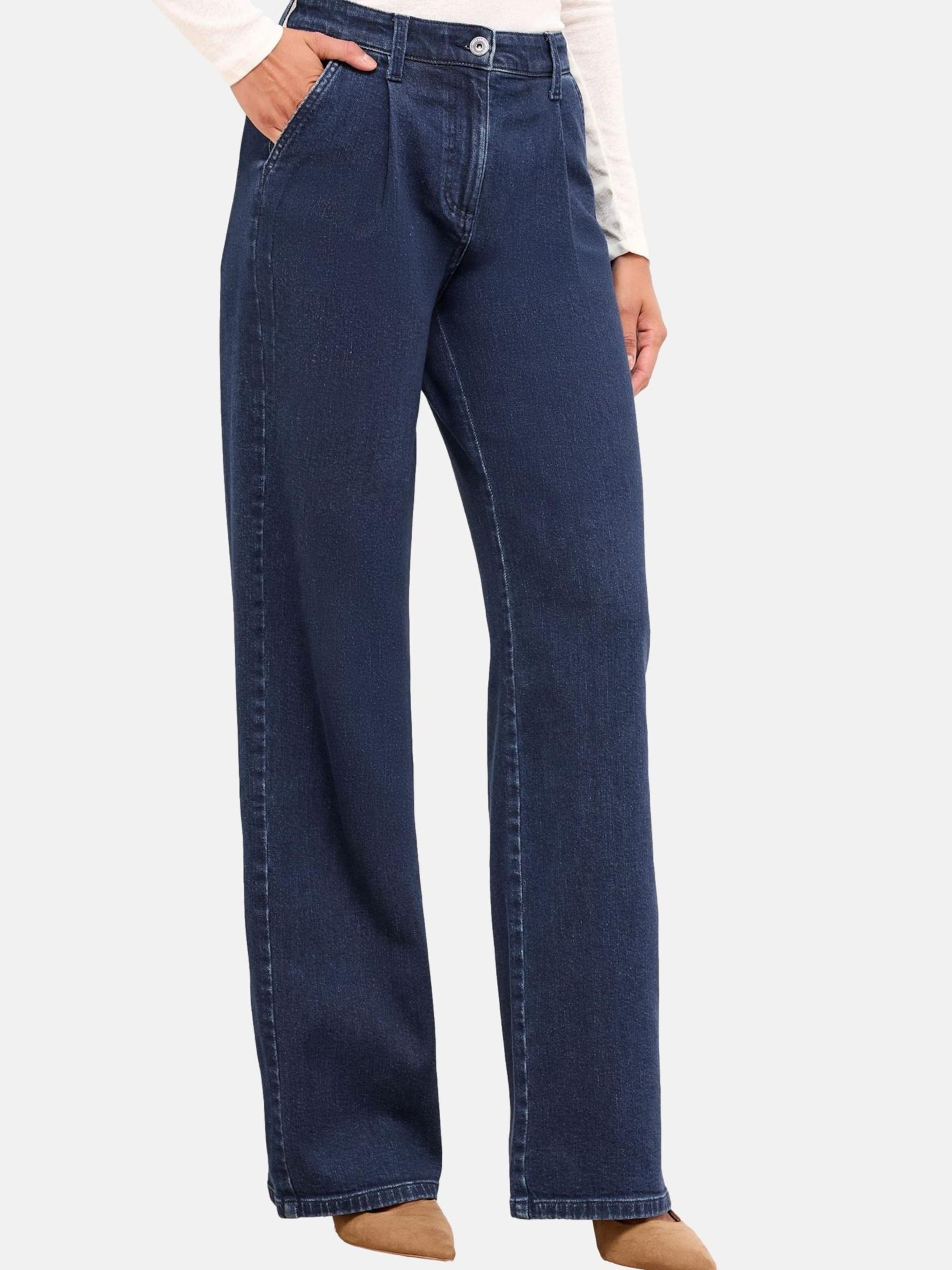 Lipsy Широкие брюки-джинсы в темно-синем цвете с плиссировкой
Lipsy Широкие брюки-джинсы в темно-синем цвете с плиссировкой