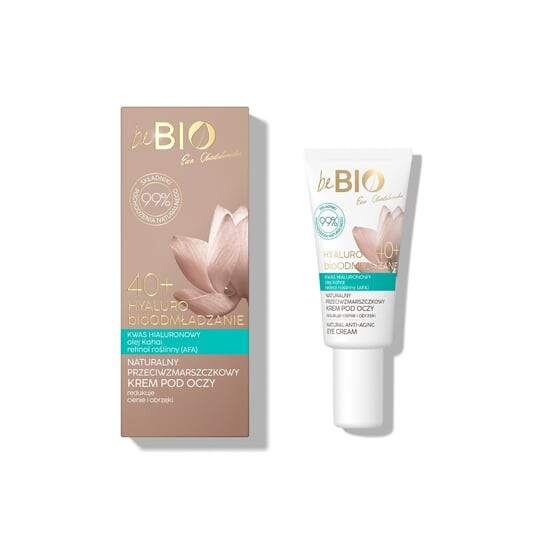 Натуральный крем для глаз 40+, 15 мл beBIO Ewa Chodakowska, HYALURO bioREJUVENATION
Натуральный крем для глаз 40+, 15 мл beBIO Ewa Chodakowska, HYALURO bioREJUVENATION