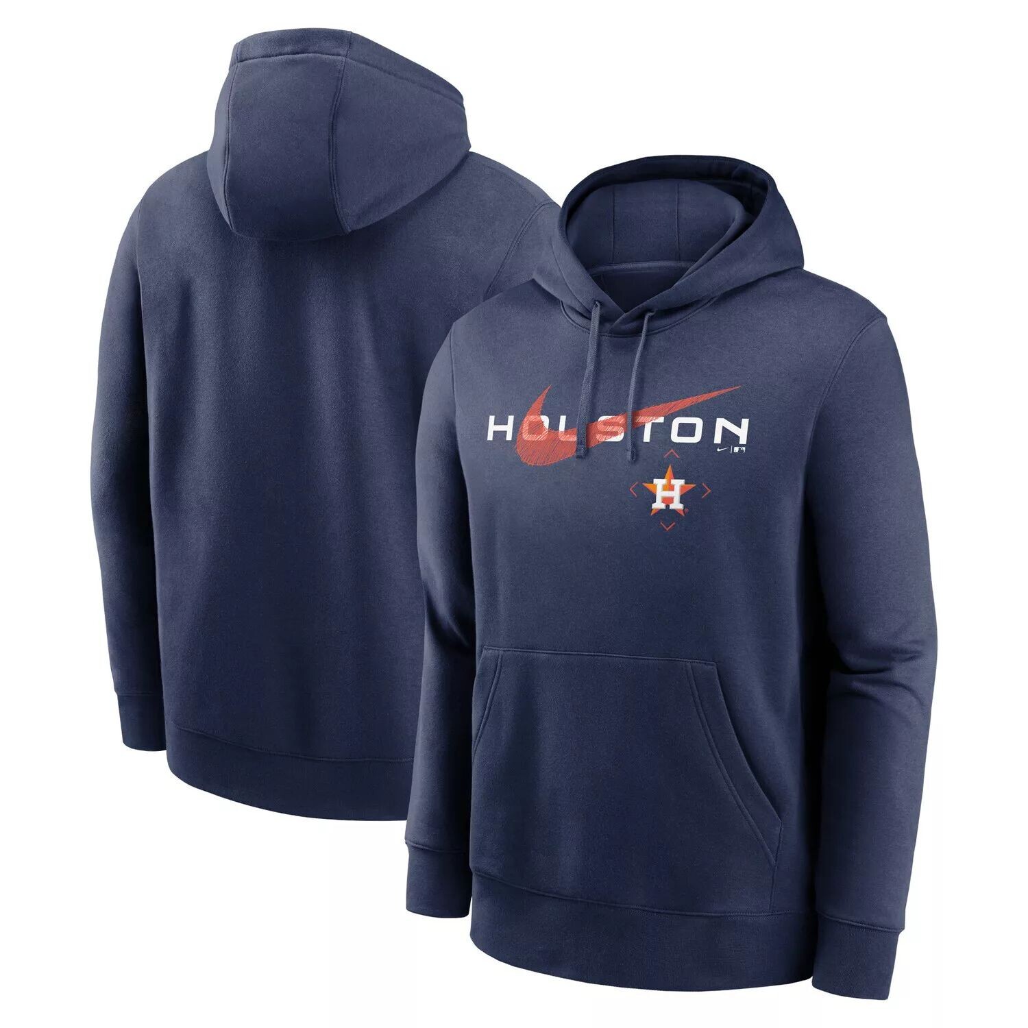 Мужской темно-синий пуловер с капюшоном Houston Astros Swoosh NeighborHOOD Nike
Мужской темно-синий пуловер с капюшоном Houston Astros Swoosh NeighborHOOD Nike