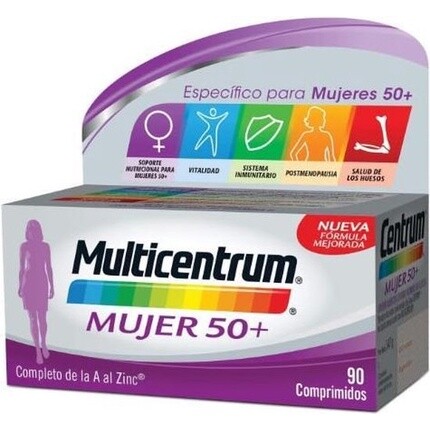 Мультицентрум для женщин 50+ 90 таблеток Multicentrum
Мультицентрум для женщин 50+ 90 таблеток Multicentrum